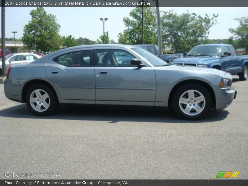 Silver Steel Metallic / Dark Slate Gray/Light Graystone 2007 Dodge Charger SXT