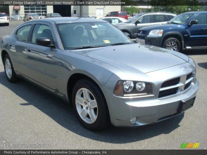 Silver Steel Metallic / Dark Slate Gray/Light Graystone 2007 Dodge Charger SXT