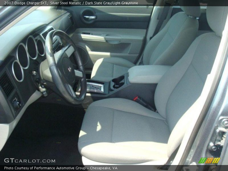 Silver Steel Metallic / Dark Slate Gray/Light Graystone 2007 Dodge Charger SXT