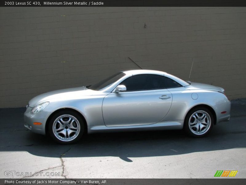 Millennium Silver Metallic / Saddle 2003 Lexus SC 430