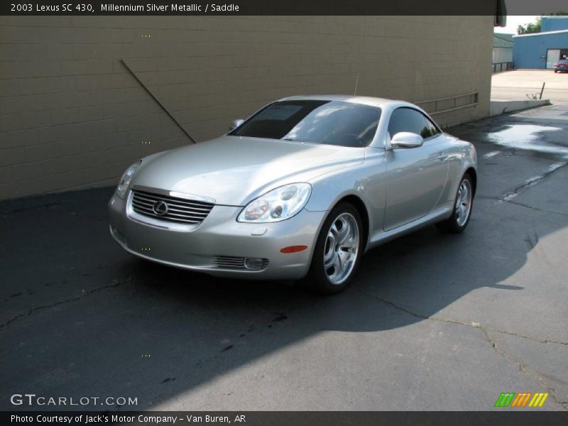 Millennium Silver Metallic / Saddle 2003 Lexus SC 430