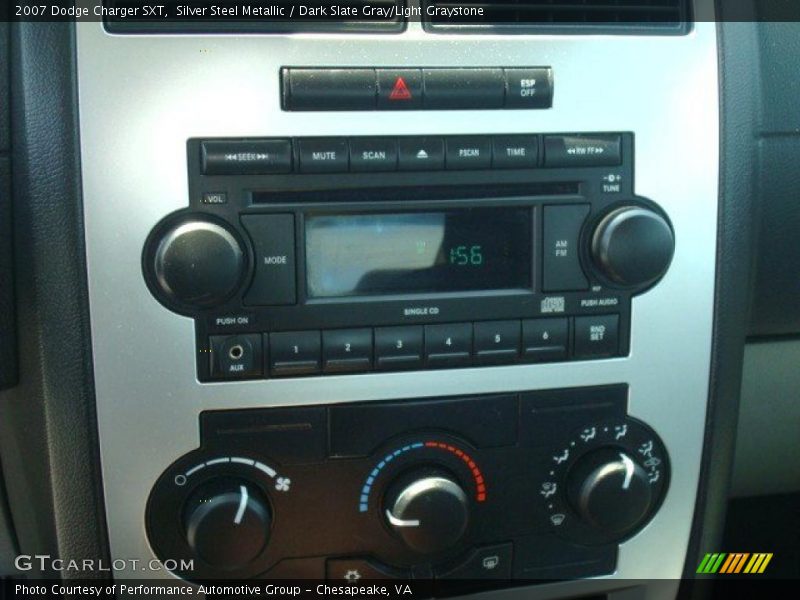 Silver Steel Metallic / Dark Slate Gray/Light Graystone 2007 Dodge Charger SXT