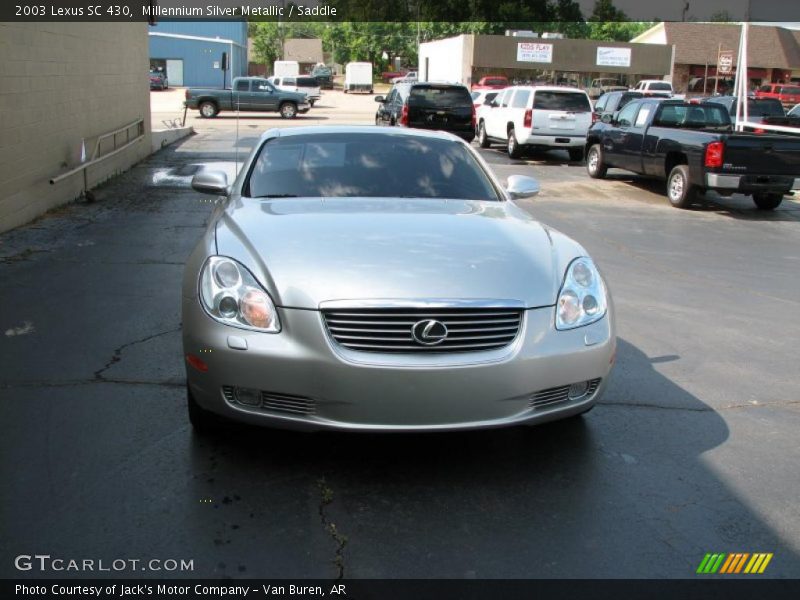 Millennium Silver Metallic / Saddle 2003 Lexus SC 430
