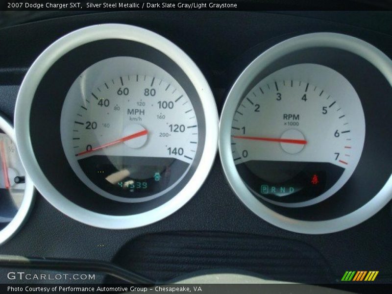 Silver Steel Metallic / Dark Slate Gray/Light Graystone 2007 Dodge Charger SXT