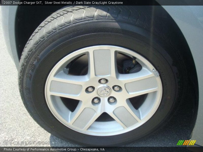 Silver Steel Metallic / Dark Slate Gray/Light Graystone 2007 Dodge Charger SXT