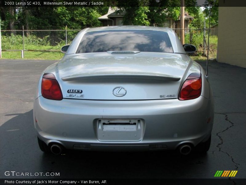 Millennium Silver Metallic / Saddle 2003 Lexus SC 430