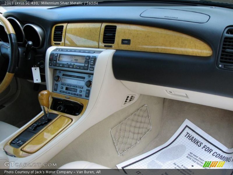 Millennium Silver Metallic / Saddle 2003 Lexus SC 430
