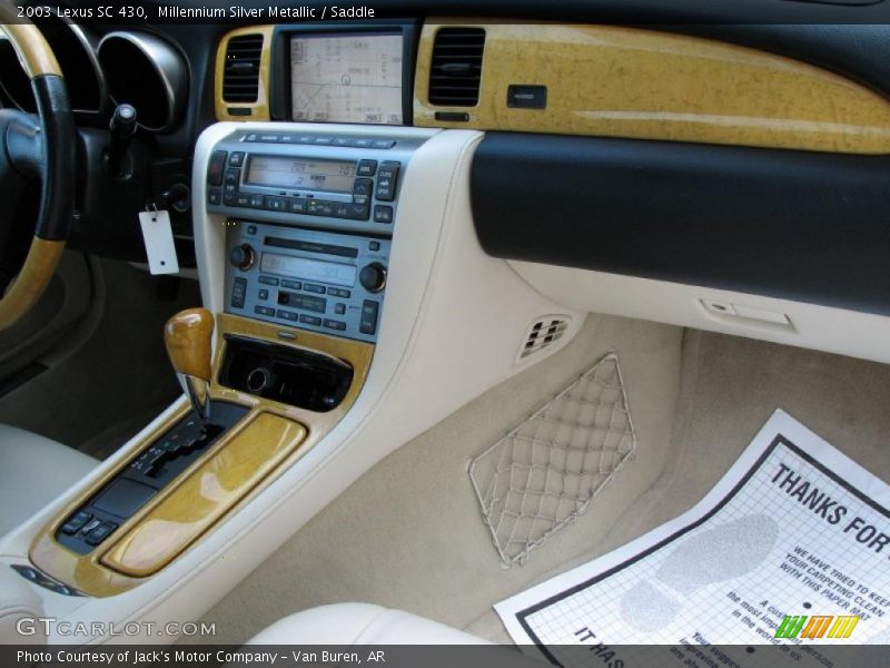 Millennium Silver Metallic / Saddle 2003 Lexus SC 430