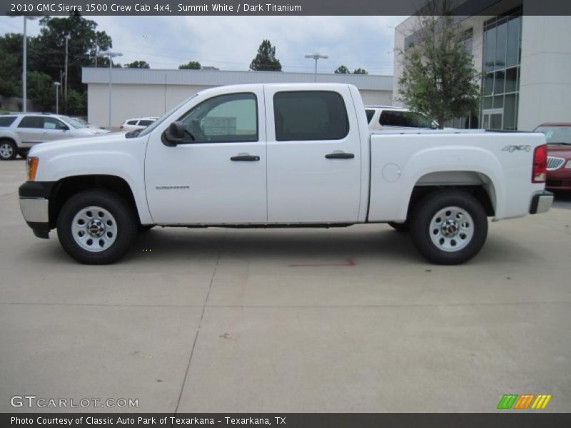 Summit White / Dark Titanium 2010 GMC Sierra 1500 Crew Cab 4x4