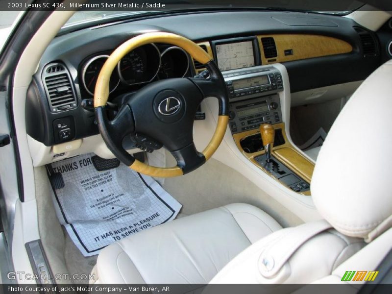 Millennium Silver Metallic / Saddle 2003 Lexus SC 430