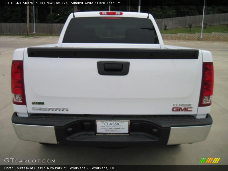 Summit White / Dark Titanium 2010 GMC Sierra 1500 Crew Cab 4x4