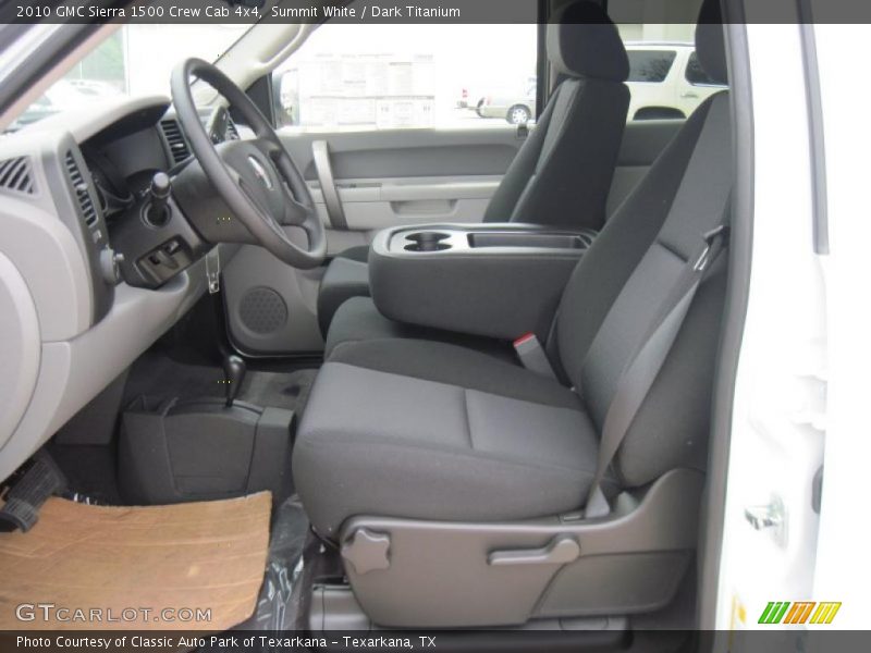 Summit White / Dark Titanium 2010 GMC Sierra 1500 Crew Cab 4x4
