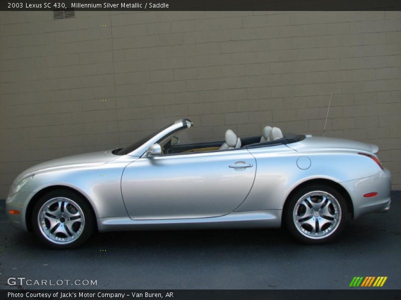 Millennium Silver Metallic / Saddle 2003 Lexus SC 430