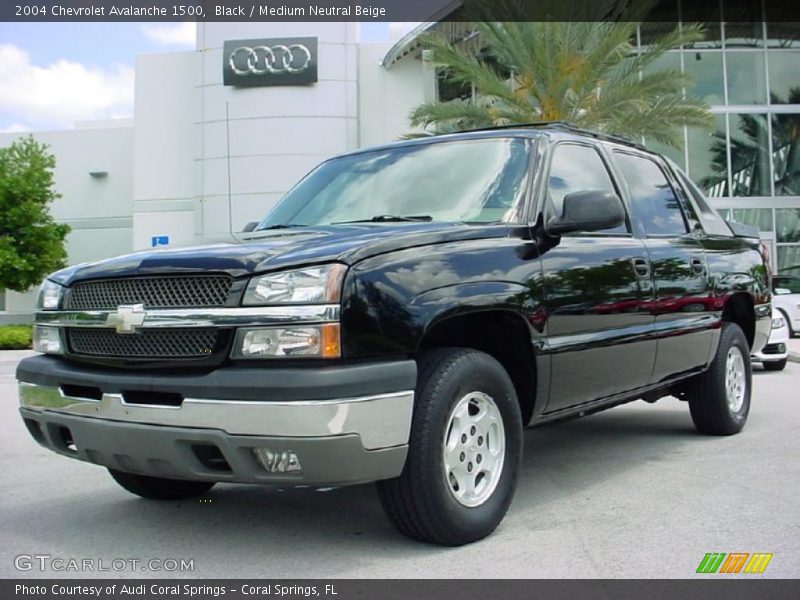 Black / Medium Neutral Beige 2004 Chevrolet Avalanche 1500