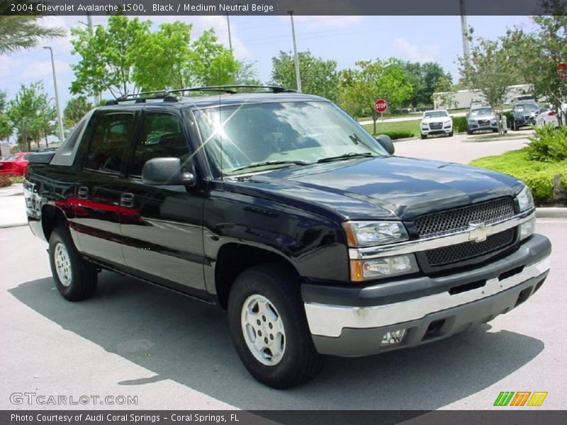 Black / Medium Neutral Beige 2004 Chevrolet Avalanche 1500