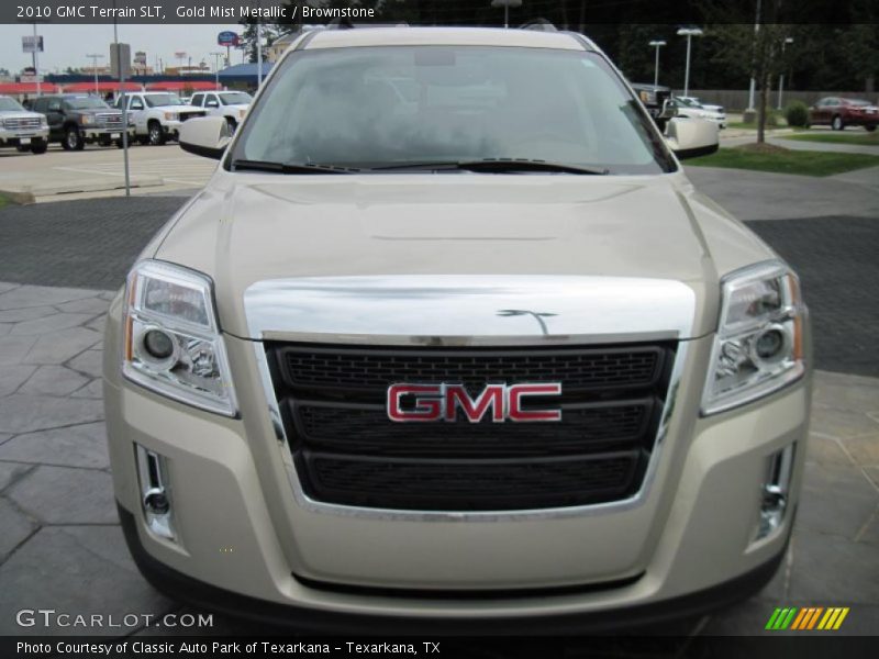 Gold Mist Metallic / Brownstone 2010 GMC Terrain SLT