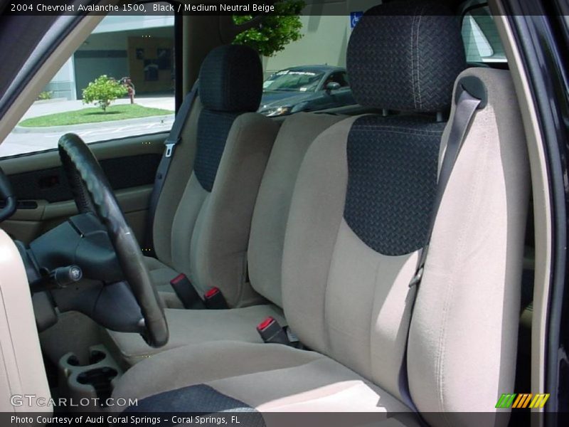 Black / Medium Neutral Beige 2004 Chevrolet Avalanche 1500