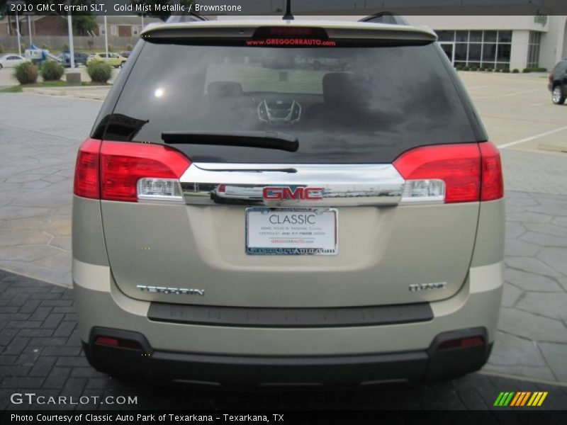 Gold Mist Metallic / Brownstone 2010 GMC Terrain SLT