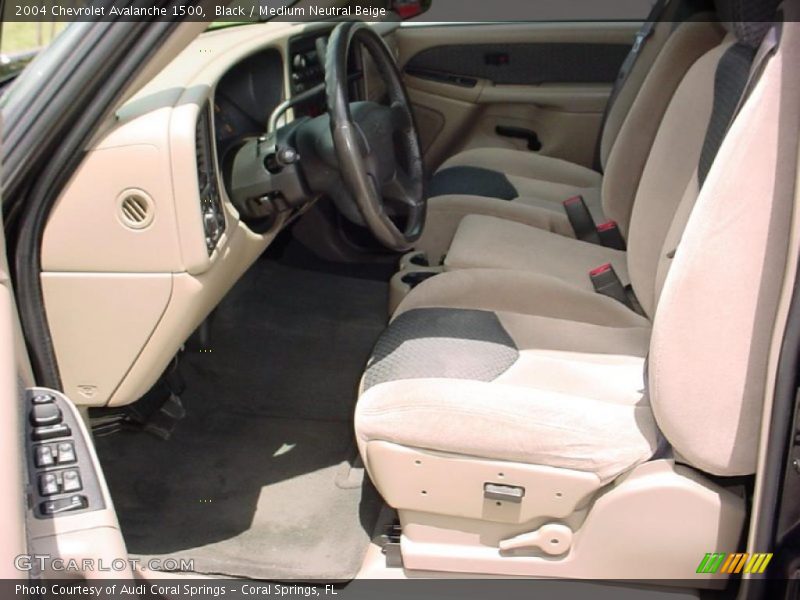 Black / Medium Neutral Beige 2004 Chevrolet Avalanche 1500