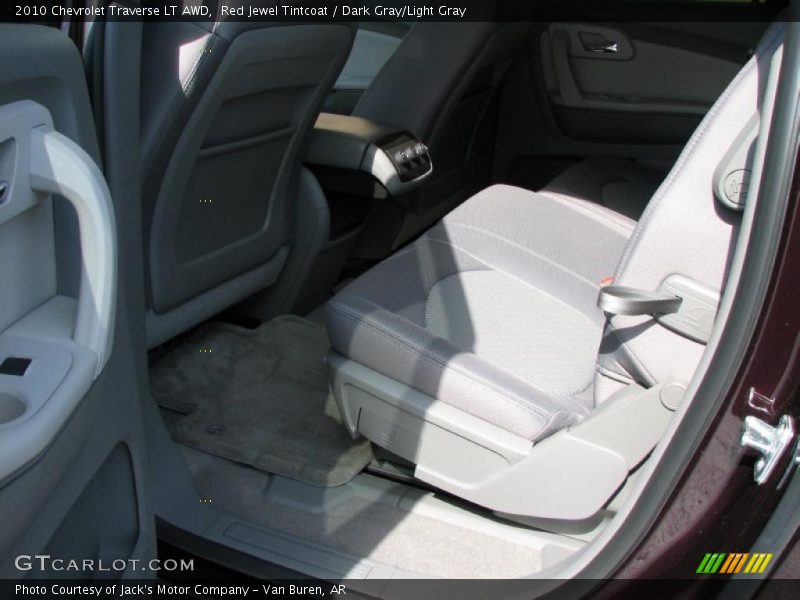 Red Jewel Tintcoat / Dark Gray/Light Gray 2010 Chevrolet Traverse LT AWD