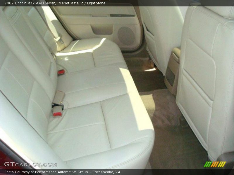 Merlot Metallic / Light Stone 2007 Lincoln MKZ AWD Sedan