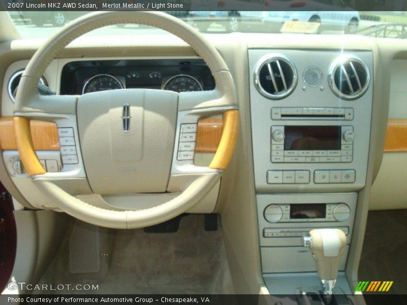 Merlot Metallic / Light Stone 2007 Lincoln MKZ AWD Sedan