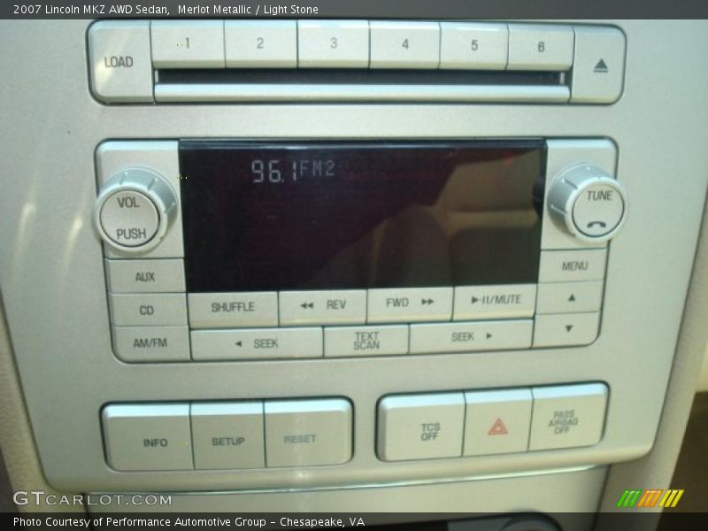 Merlot Metallic / Light Stone 2007 Lincoln MKZ AWD Sedan