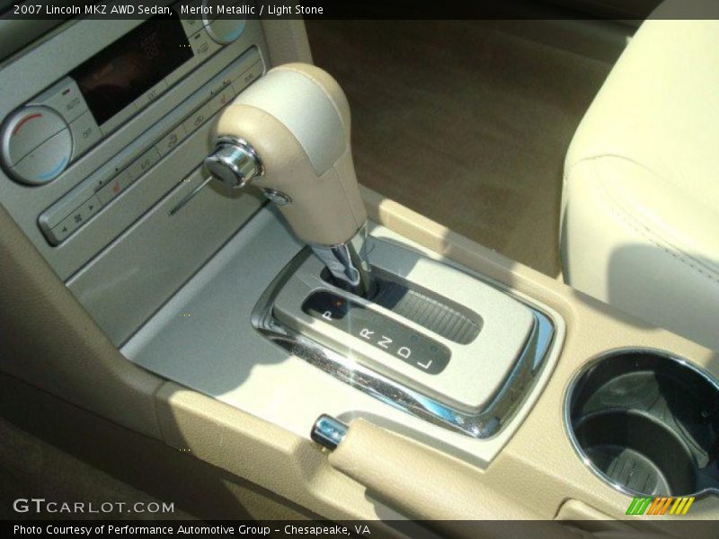Merlot Metallic / Light Stone 2007 Lincoln MKZ AWD Sedan