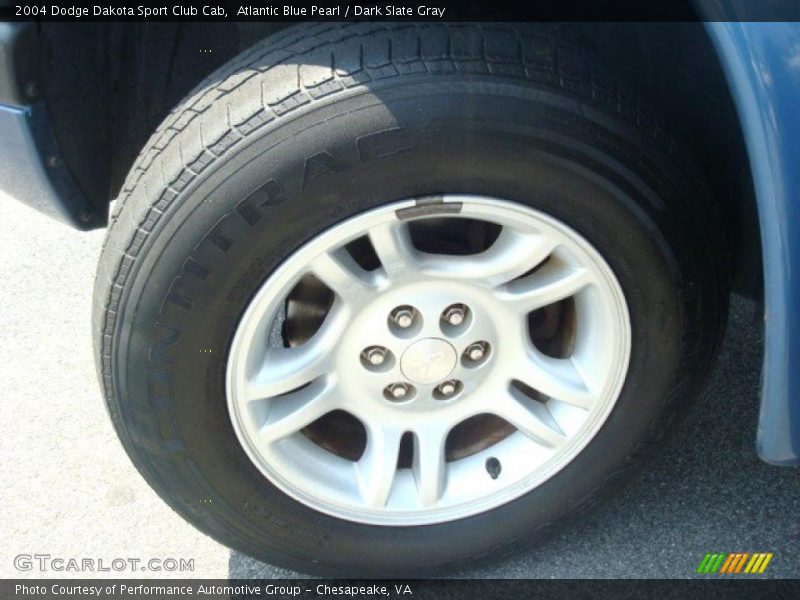 Atlantic Blue Pearl / Dark Slate Gray 2004 Dodge Dakota Sport Club Cab