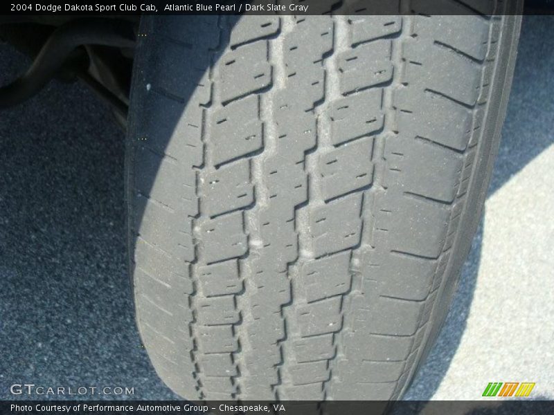 Atlantic Blue Pearl / Dark Slate Gray 2004 Dodge Dakota Sport Club Cab
