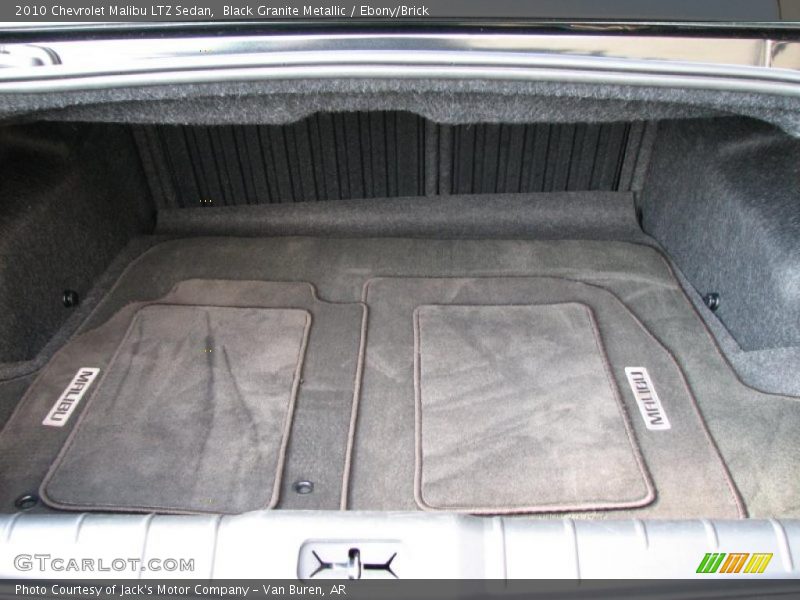 Black Granite Metallic / Ebony/Brick 2010 Chevrolet Malibu LTZ Sedan