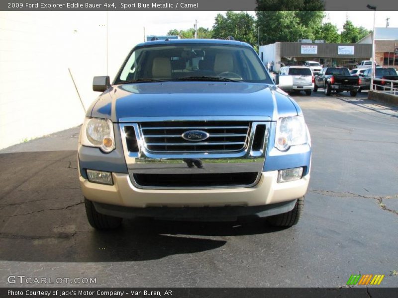 Sport Blue Metallic / Camel 2009 Ford Explorer Eddie Bauer 4x4