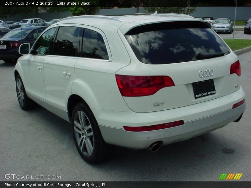 Calla White / Black 2007 Audi Q7 4.2 quattro