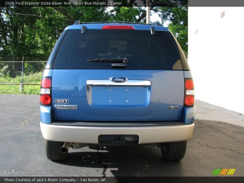 Sport Blue Metallic / Camel 2009 Ford Explorer Eddie Bauer 4x4