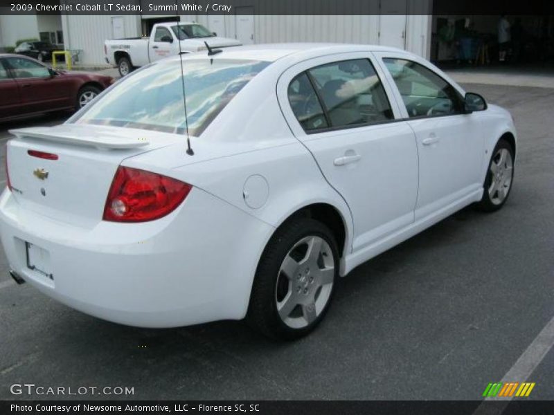 Summit White / Gray 2009 Chevrolet Cobalt LT Sedan