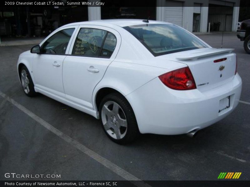 Summit White / Gray 2009 Chevrolet Cobalt LT Sedan