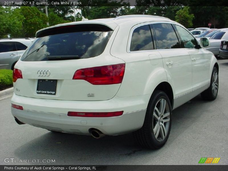 Calla White / Black 2007 Audi Q7 4.2 quattro