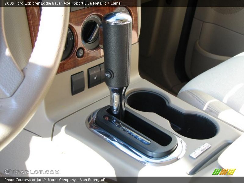 Sport Blue Metallic / Camel 2009 Ford Explorer Eddie Bauer 4x4