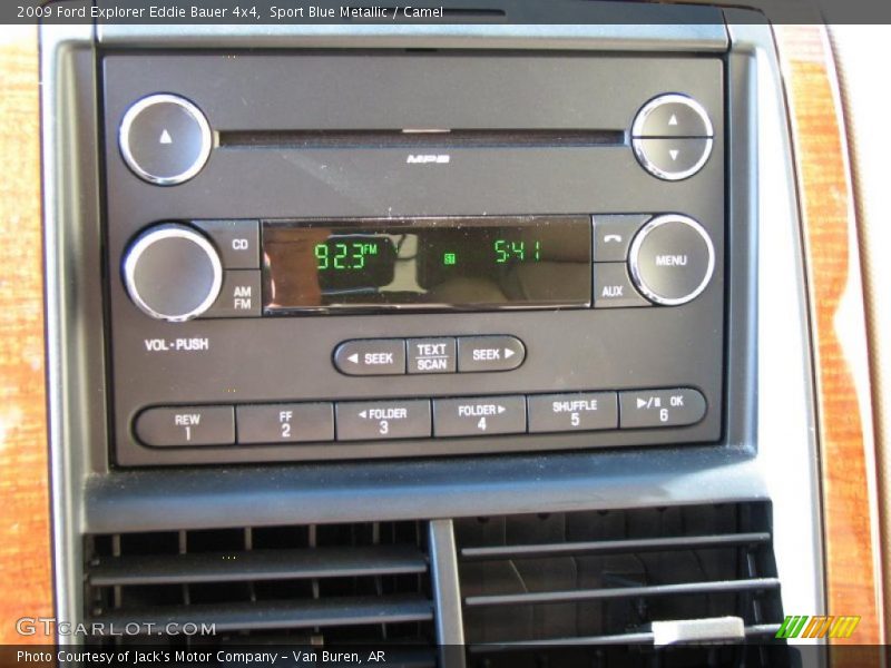 Sport Blue Metallic / Camel 2009 Ford Explorer Eddie Bauer 4x4