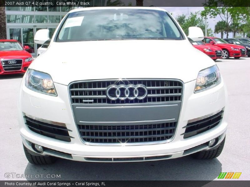 Calla White / Black 2007 Audi Q7 4.2 quattro