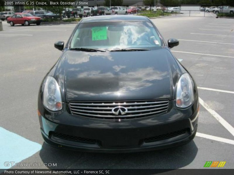 Black Obsidian / Stone 2005 Infiniti G 35 Coupe