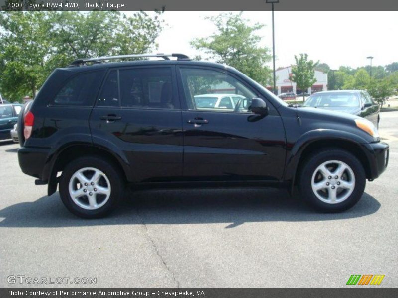 Black / Taupe 2003 Toyota RAV4 4WD
