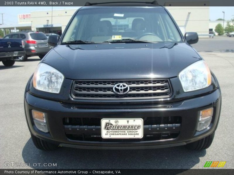 Black / Taupe 2003 Toyota RAV4 4WD