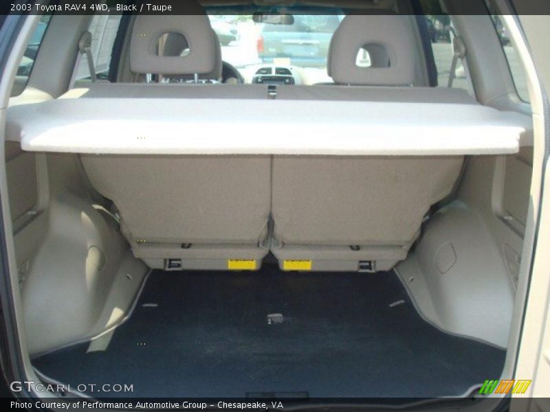 Black / Taupe 2003 Toyota RAV4 4WD