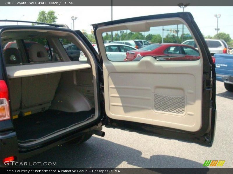 Black / Taupe 2003 Toyota RAV4 4WD