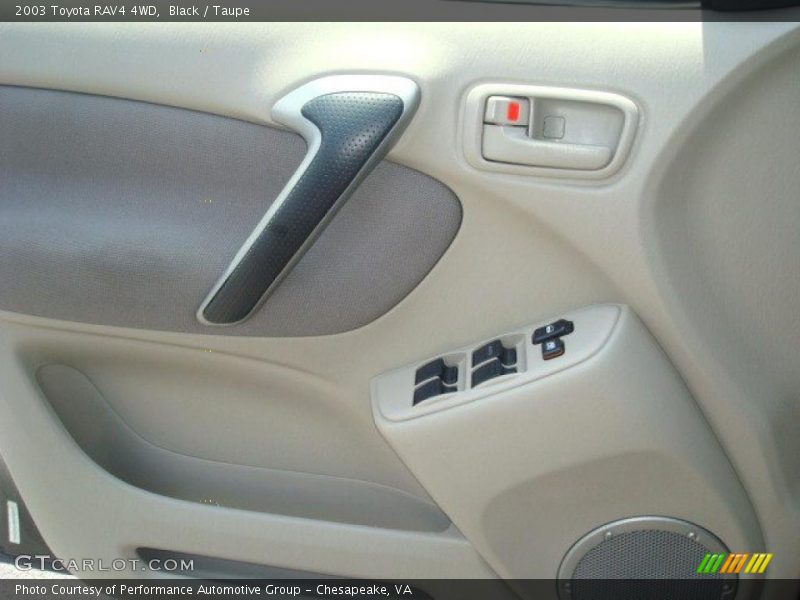 Black / Taupe 2003 Toyota RAV4 4WD