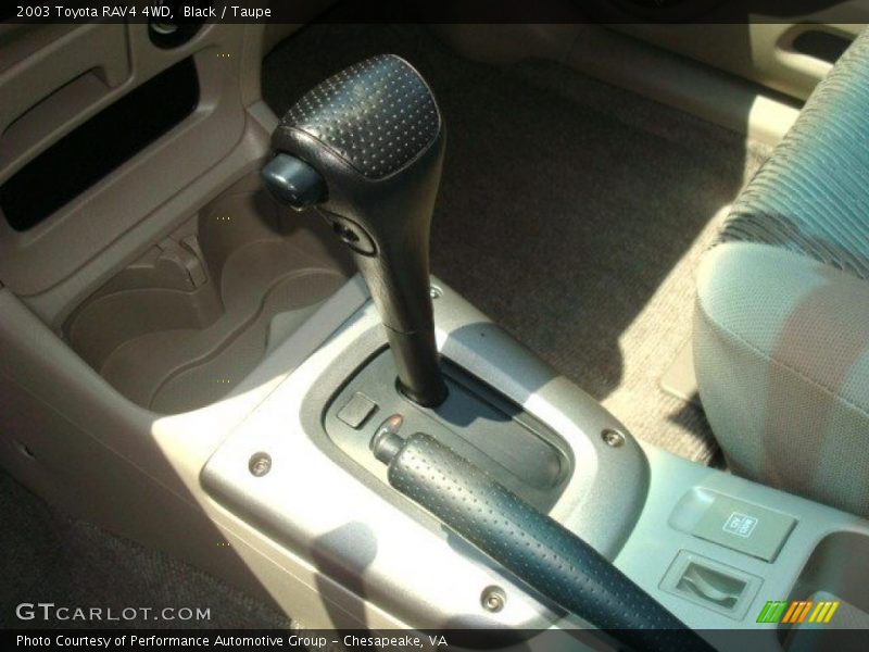 Black / Taupe 2003 Toyota RAV4 4WD