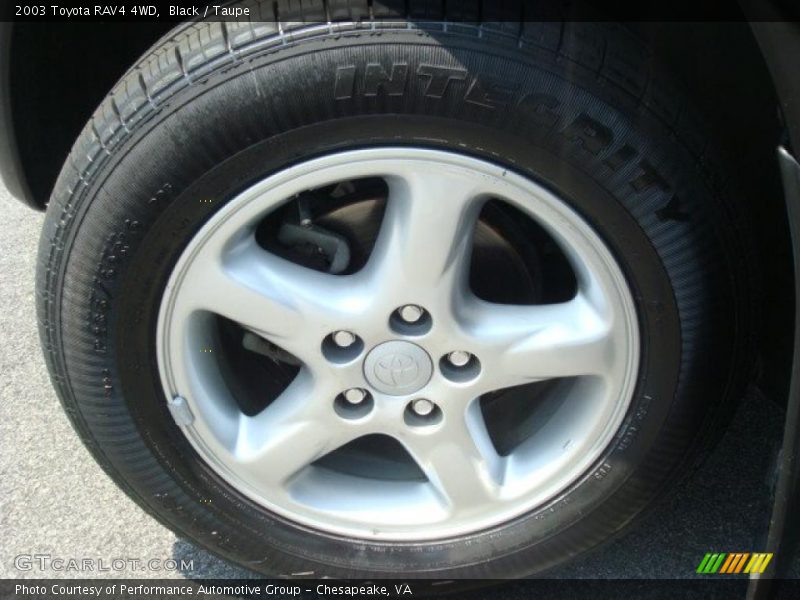 Black / Taupe 2003 Toyota RAV4 4WD