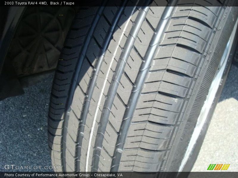 Black / Taupe 2003 Toyota RAV4 4WD