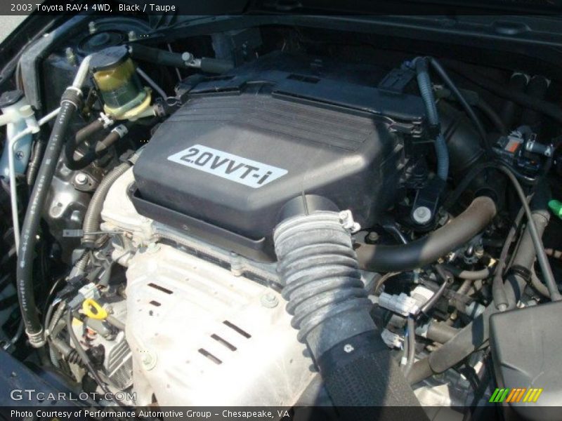 Black / Taupe 2003 Toyota RAV4 4WD